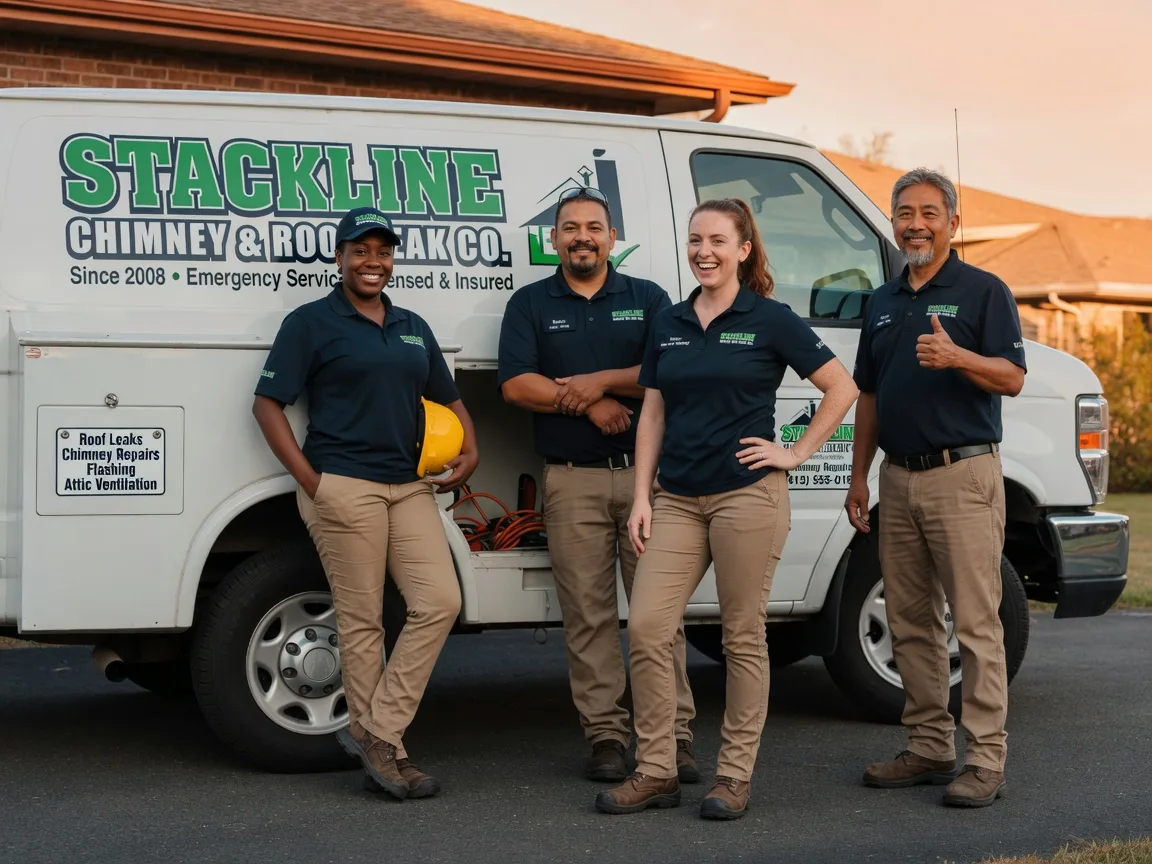 Chimney flashing repair company in Trevett, ME